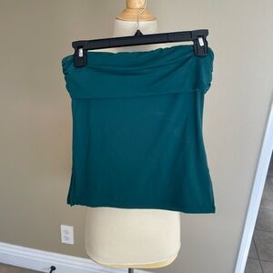 SUUKSESS Women Double Lined Going Out Trendy Tube Tops Side Split Sexy Tank Tops